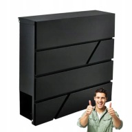 SKRZYNKA NA LISTY POCZTOWA NA GAZETY POCZTĘ ANTRACYTOWA DO DOMU