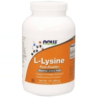 NOW FOODS L-Lysine LIZYNA ODPORNOŚĆ CZYSTY PROSZEK 454 g