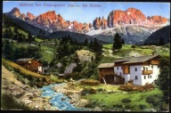 Südtirol Der Rosengarten bei Bozen - L Franzl 1920