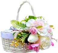 Wielkanocny DUŻY Koszyk na święconkę do święconki