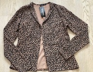 Żakiet damski marynarka Boohoo panterka Rozm. 42 + GRATIS