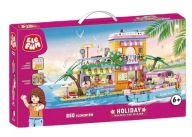 KLOCKI ELEFUN WAKACJE NAD MORZEM, 850 ELEMENTÓW - DUŻY ZESTAW