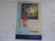 Europa papierowa mapa samochodowa