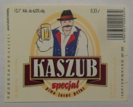 STARA ETYKIETA PIWO JASNE SPECJAL KASZUB BROWAR GOCH BYTÓW