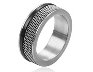 OBRACZKA STAL SIATKA CZARNA CERAMIKA GLADKA R.22