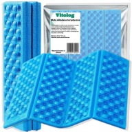 Mata Składana Do Siedzenia Turystyczna Plażowa Piknikowa Wodoodporna Trawę