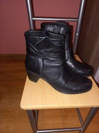 Botki Vera Pelle 39 25,5 na klocku skóra naturalna jak nowe