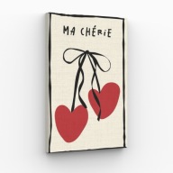 Obraz na płótnie 30x40 Ma Chérie francuski styl | Pomysł na prezent