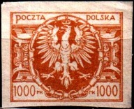 Fi.142nz** Orzeł na tarczy barokowej #E329