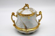 ANTYCZNA CUKIERNICA PORCELANA CARL TIELSCH 1875 - 1909 r STARY ŚLĄSK