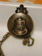 Zegarek kieszonkowy retro Hells Bell vintage steampunk łańcuszek
