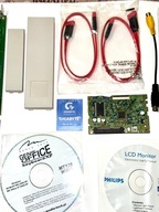 Zestaw komputerowy, karta graficzna, przewody, kable płyty, OC, gry.