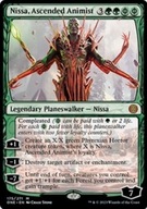 MTG Nissa, Ascended Animist planeswalker Mythic ONE