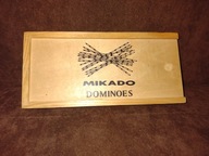 GRA MIKADO, DOMINO W DREWNIANEJ OBUDOWIE
