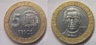 Dominikana 5 Pesos 2002