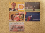 KARTY TELEFONICZNE Z AUSTRII - SPORT, 5 SZTUK