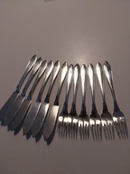 Sztućce do ryb stary szwedzki wzór kpl. na 6 osób