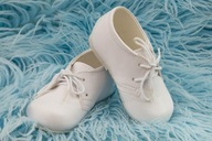 Buciki SKÓRZANE BUTY chrzest chłopiec 12 cm LIKWIDACJA SKLEPU-70% OKAZJA