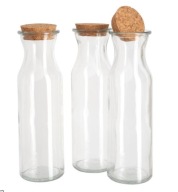 BUTELKA SZKLANA NA OLIWĘ OCET SOK WODĘ ZESTAW 3 SZT 350 ML