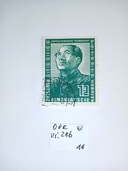 NRD Niemcy kasowany DDR MI 286 MAO ZEDONG 1951r