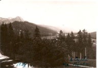 TATRY -Z CYRLI NA BYSTRĄ -zdjęcie z 18 lipca 1936 roku -mały format