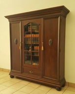 PRZEPIĘKNA DĘBOWA BIBLIOTEKA