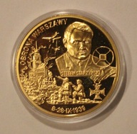 POLACY W II WOJNIE ŚWIATOWEJ - OBRONA WARSZAWY, MENNICZY + CERTYFIKAT