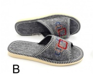 KAPCIE PANTOFLE DAMSKIE FILCOWE LACZKI Komfortowe Domowe 39