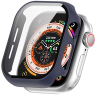 ETUI OCHRONNE + SZKŁO HARTOWANE 2W1 DO APPLE WATCH 4/5/6 44 MM - GRANATOWY