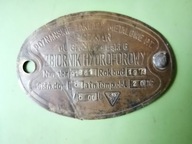 STARA TABLICZKA ZNAMIONOWA POZNAŃ