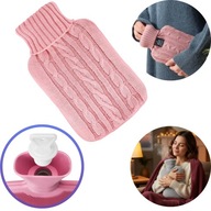 TERMOFOR NA WODE GUMOWY W POKROWCU OGRZEWACZ DUŻY NA ZIMĘ 2L