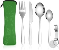 SZTUĆCE KEMPINGOWE PODRÓŻNE NÓZ WIDELEC ŁYŻKA ZESTAW NIEZBĘDNIK TURYSTYCZNY