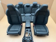 AUDI A6 S6 C8 4K FOTELE SIEDZENIA WNĘTRZE ŚRODEK TAPICERKA S-LINE IDEALNE