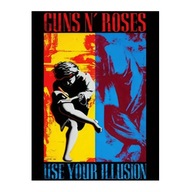„Use Your Illusion” – Plakat Muzyczny Guns N’ Roses