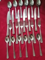 ZESTAW OBIADOWY <>HEFRA STAINLESS_POLAND<>24.szt