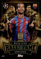 TOPPS MATCH ATTAX 2025/26 2026 HALL OF FAME HOF 7 RONALDINHO FC BARCELONA