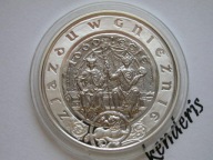 Polska 10 złotych 2000 - Zjazd w Gnieźnie - srebro - stan menniczy