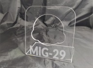 PLEKSI stojak do zegara lotniczego MIG 29