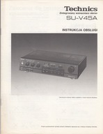 INSTRUKCJA OBSŁUGI WZMACNIACZ TECHNICS SU-V45A