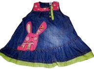 Sukienka jeans NEXT cekiny 80 /T