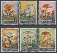 SAN MARINO - GRZYBY - 1967 - CZYSTE **