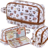 PIÓRNIK SZKOLNY TRZYKOMOROWY KAPIBARA WIELOFUNKCYJNY SZKOLNY DO SZKOŁY XA14