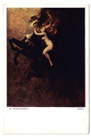 Wł. Podkowiński Dziewczyna Akt Koń ok.1912r. nakład Czerneckiego