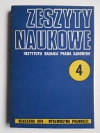 Zeszyty naukowe 4 Instytutu badania prawa sądowego