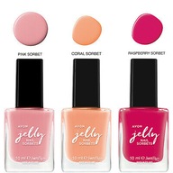 Avon GEL SHINE JELLY żelowy lakier do paznokci RASPBERRY SORBET 10ml