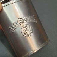 Piersiówka Jack Daniel’s 3 oz – stal nierdzewna, oryginalna, kolekcjonerska