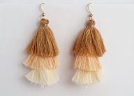 DUŻE WISZĄCE KOLCZYKI BOHO CHWOSTY