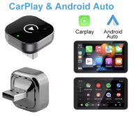 Adapter CarPlay/Android Auto bezprzewodowy 2w1 Plug&Play 2026