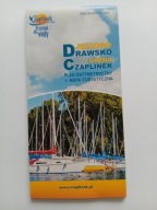 Jezioro Drawsko + Gmina Czaplinek Plan batymetryczny + mapa turystyczna