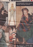 .WYKROJE I WZORY TYGODNIK KOBIETA I ZYCIE 10/1983